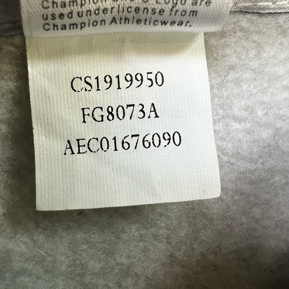 Champion Boston University Pullover Hoodie Men’s Size XL Gray Reverse Weave - Picture 9 of 10